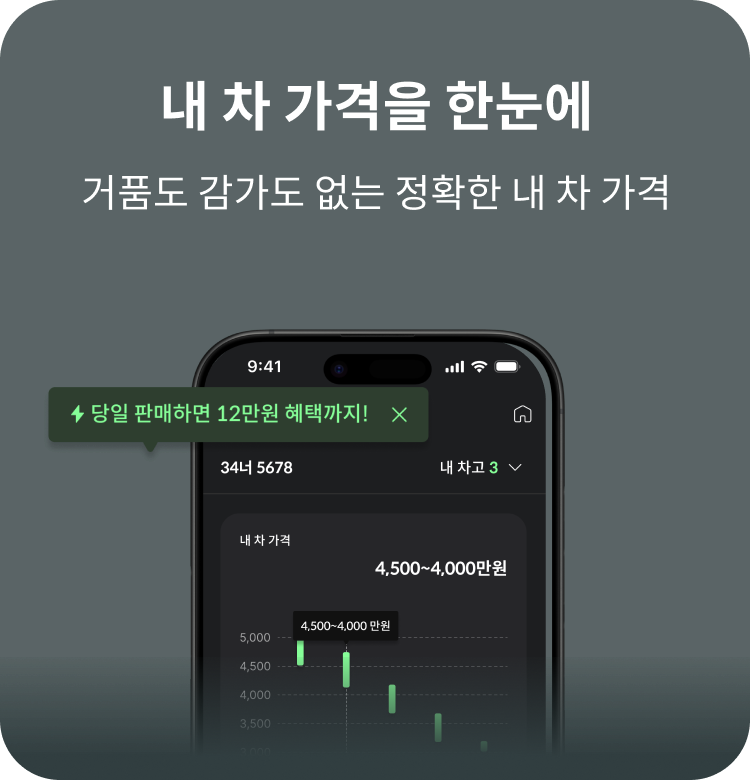 내 차 가격을 한눈에